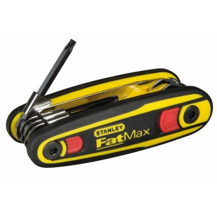 STANLEY Clés Torx sur monture FMX- 8pièces