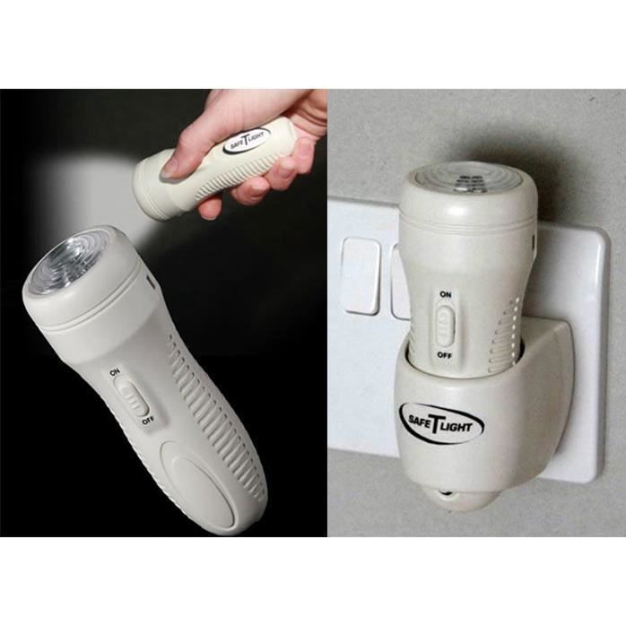 Veilleuse / Lampe torche 2 en 1 de sécurité - basse consommation ...