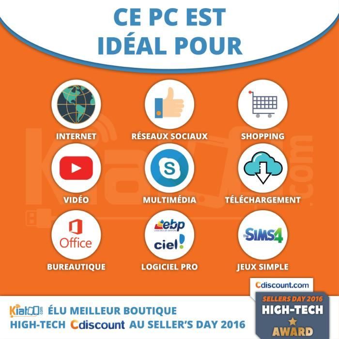 Ordinateur de bureau  M81 core I5 16GO RAM 240GO2