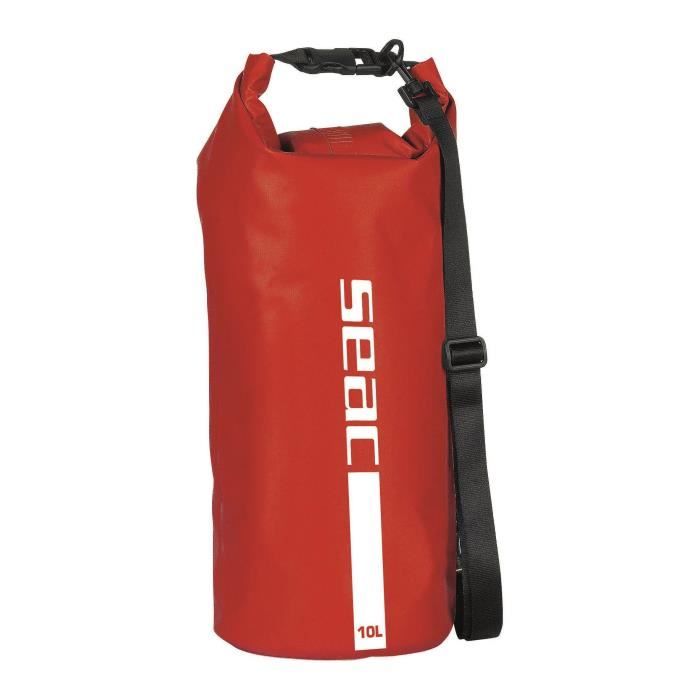 SEAC Sac étanche avec bandoulière - 10 L - Rouge