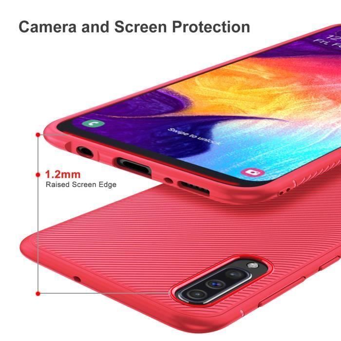 coque galaxy a50 rouge