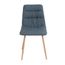 x 4 Tissu Lot de x chaises DAMASK H cm 45 88 52 5 5 L P bleu CEWxodeQrB