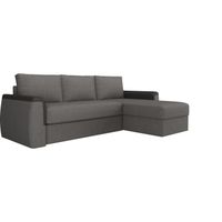 CANAPÉ - SOFA - DIVAN JAMES Canapé d'angle convertible 3 places - Tissu CANAPÉ - SOFA - DIVAN JAMES Canapé d'angle convertible 3 places - Tissu
