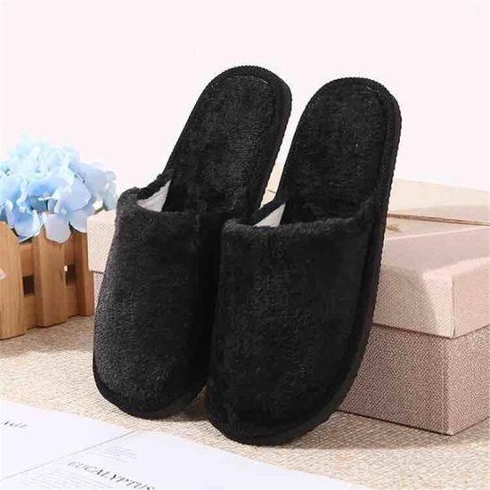 Hiver Chausson Marque Lzp020 40 De Bonbons Couleurs Mode Femmes Taille Coton Nouvelle Grande 35 Plus Chaussons Luxe Yyf67gvb
