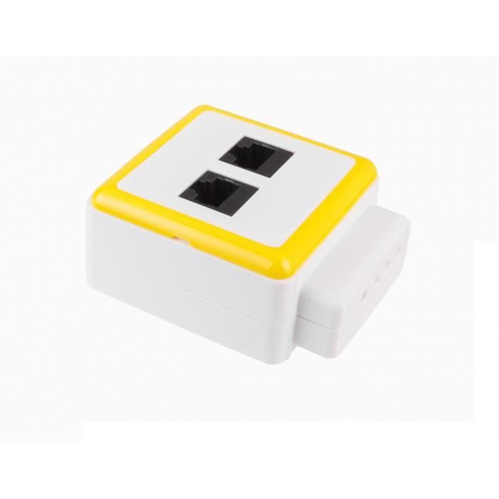 MODULOPLUG Prise protection informatique et téléphone PC-SUG-J45