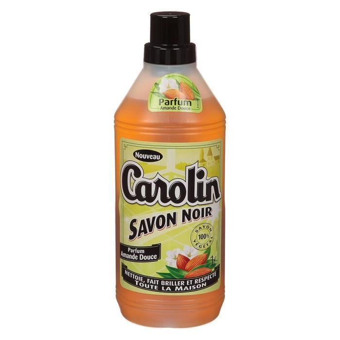 Nettoyant menager savon noir/amande douce Carolin - le flacon de 1 l