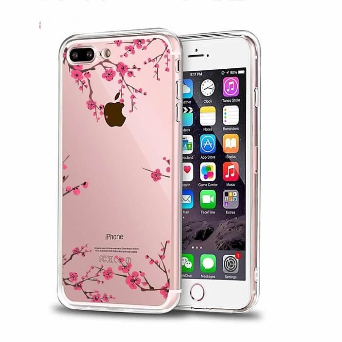 coque iphone 8 apple fleur