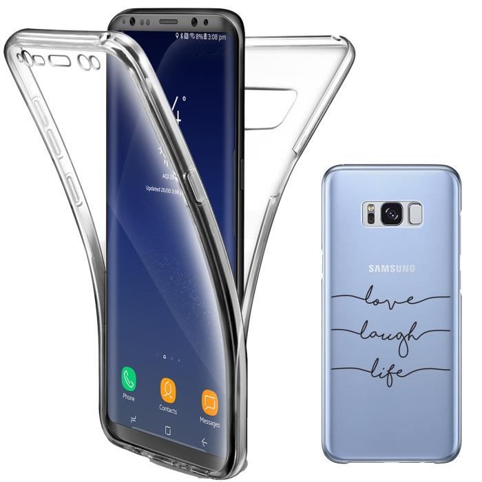 coque samsung s8 transparente avec motif coque samsung s8 transparente avec motif