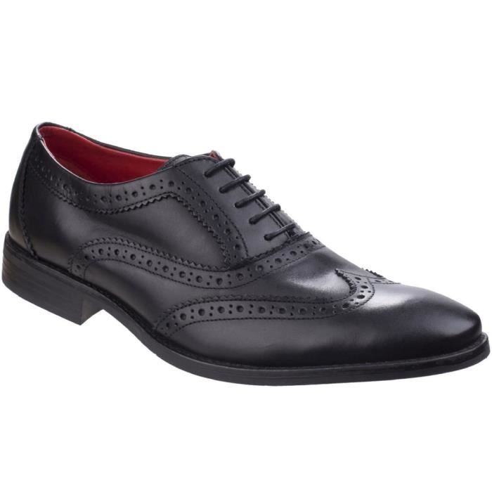 Chaussures Lacées Ronces Cuir De Brunes O07z7n