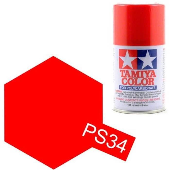 Peinture Lexan Ps34 Rouge Ferrari Tamiya 86034 Achat Vente