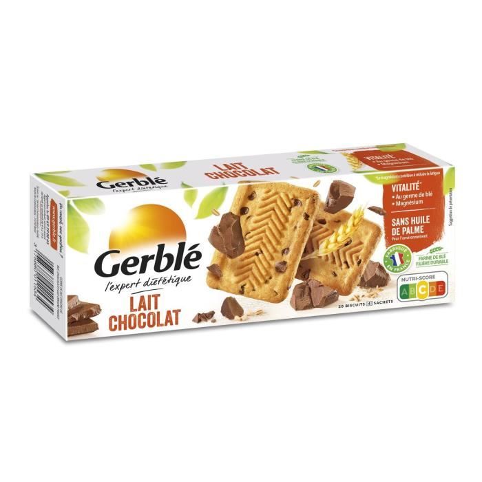 gerblé lait chocolat - biscuit lait chocolat gerblé