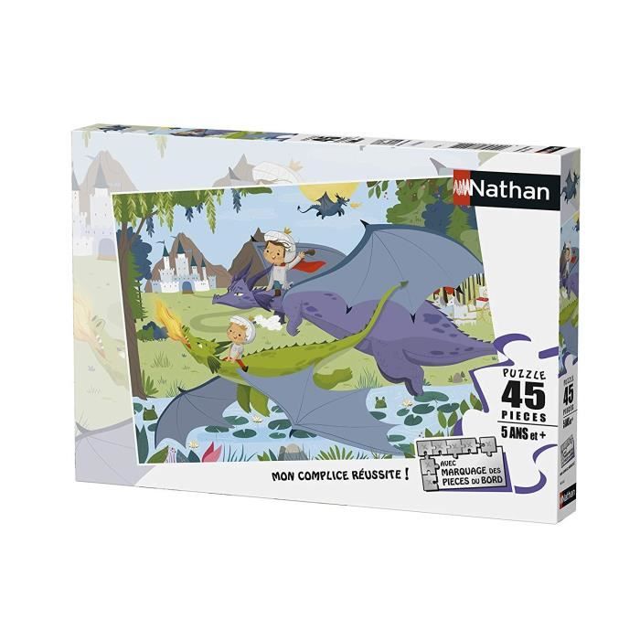 Nathan - Puzzle Les Dragons 45 Pièces, 86534