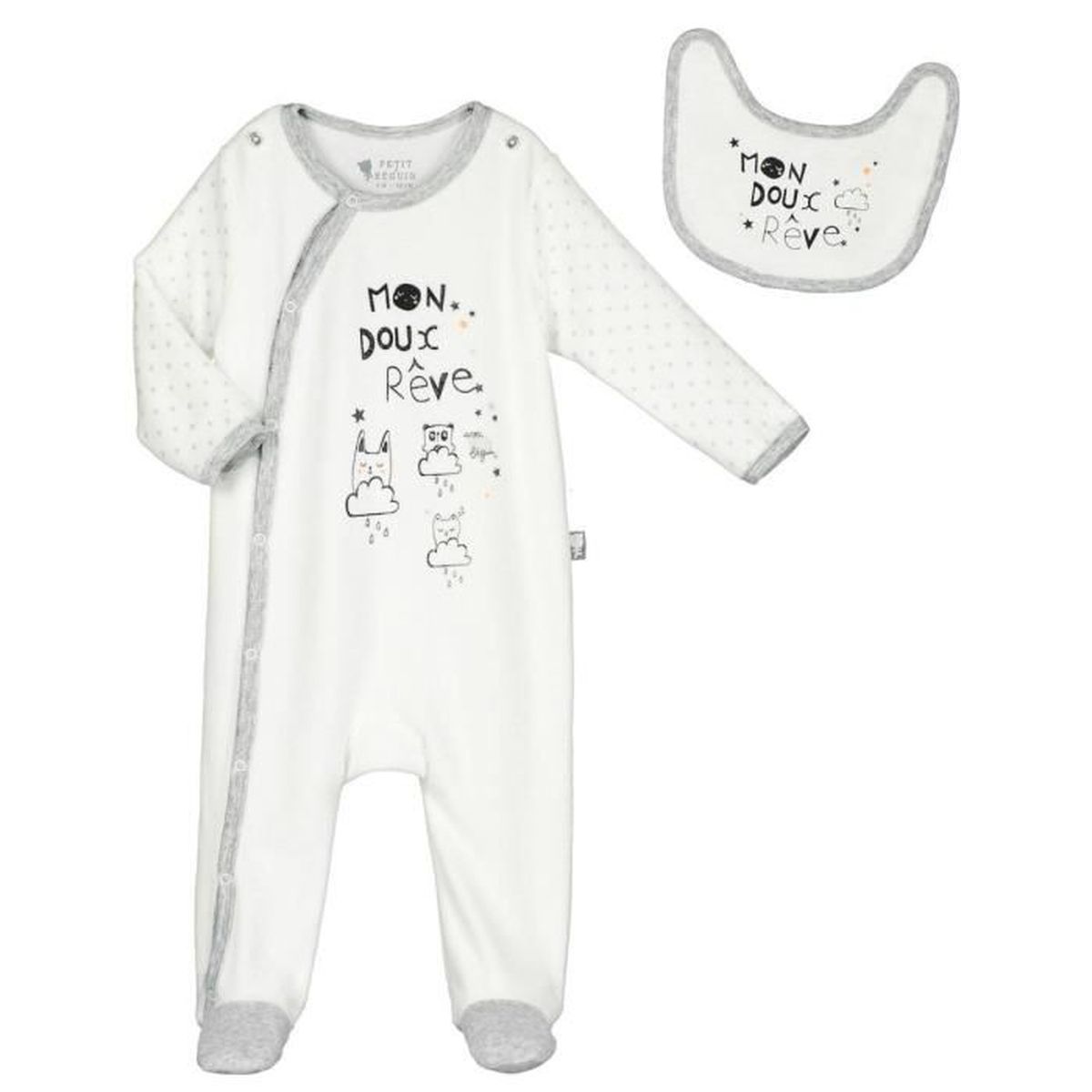 Bébé unisexe 6 mois Larkwood Noir Grenouillère à manches longues 100% coton  Bodys et combinaisons sallyphone Grenouillères