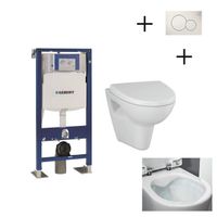 WC - TOILETTES Pack WC suspendu complet avec Bâti Support GEBERIT WC - TOILETTES Pack WC suspendu complet avec Bâti Support GEBERIT