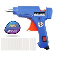 PISTOLET A COLLE 20W Pistolet à colle avec 50 Bâtons de colle Haute PISTOLET A COLLE 20W Pistolet à colle avec 50 Bâtons de colle Haute
