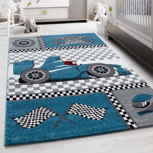TAPIS Enfants tapis de voiture de course rapide formule 