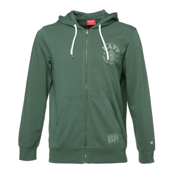 CHAMPION Cappuccio Sweat à capuche à zip Homme - Vert