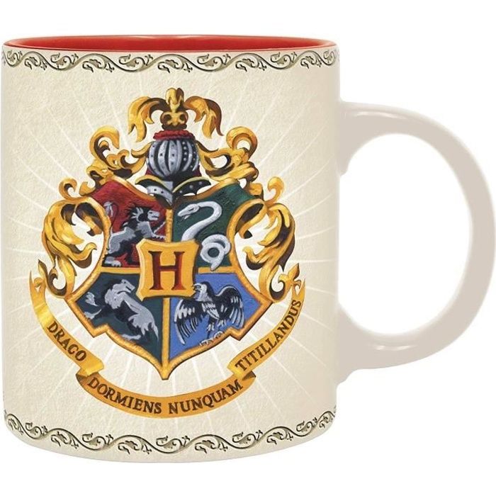 Mug Harry Potter - 320 ml - Poudlard 4 maisons - boîte - ABYstyle