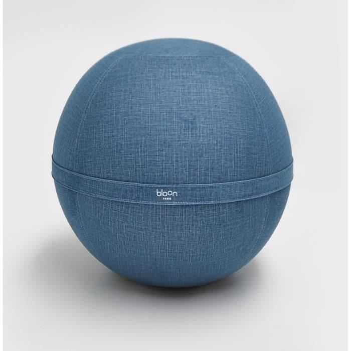 Siège ballon Design - Tissu Polyester Bleu Océan - Ø 60cm