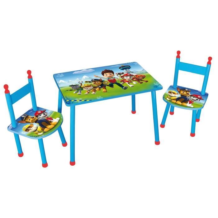 PAT PATROUILLE Table + 2 Chaises