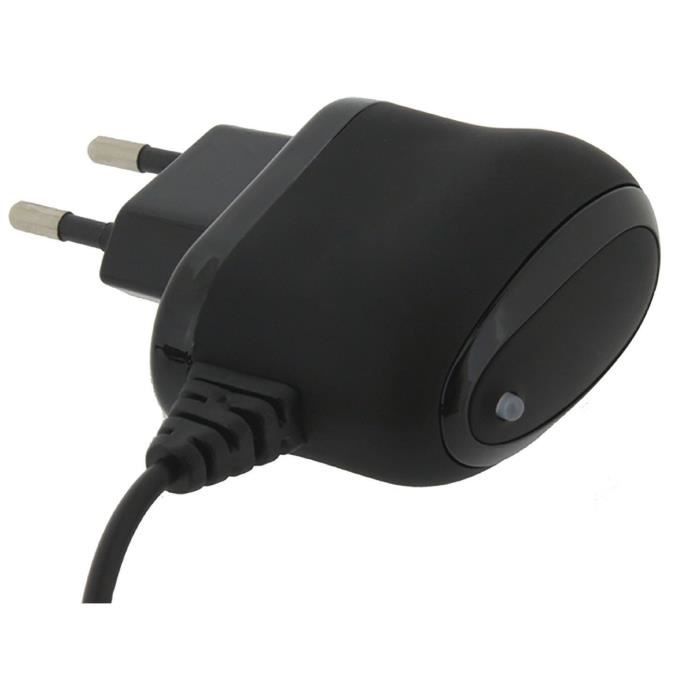MOBILIZE Chargeur Secteur Apple Noir
