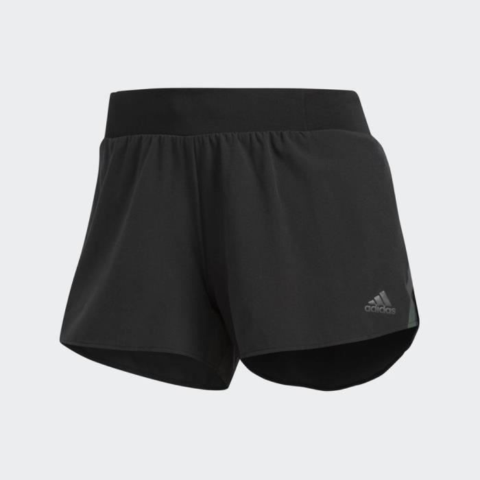 ADIDAS Short de running Saturday - Femme - Noir