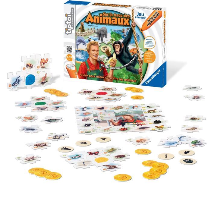 TIPTOI Livre Interactif Sur La Trace Des Animaux