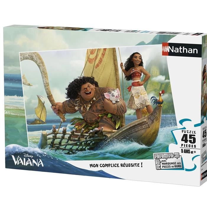 Nathan VAIANA Puzzle 45 pcs Voyage au bout du monde - Disney - 86536