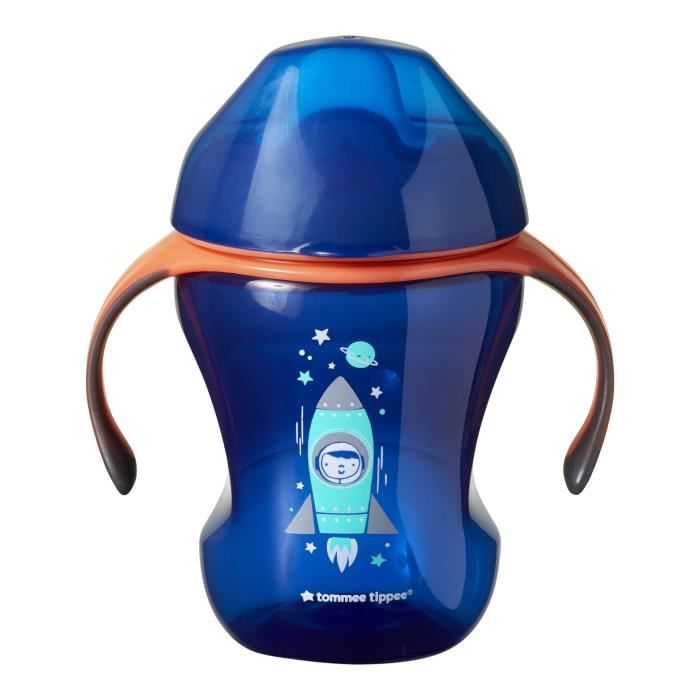 Tommee Tippee Gobelet en paille sans BPA pour gar/çons /à partir de 7 m Bleu