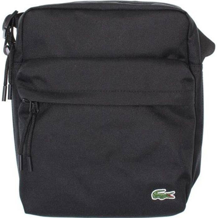Sacoche bandoulière Lacoste ref_cem40581 991 noir 23*30*10 Noir Achat