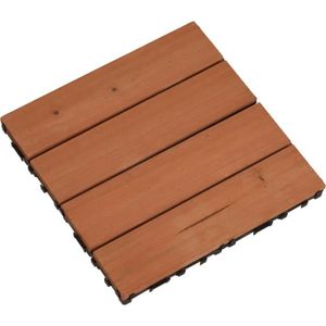 Panneau en bois pour plancher - 30 x 30 x 2,2 cm