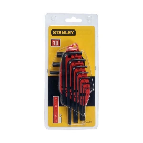 STANLEY Jeu de 10 clés allen mâle