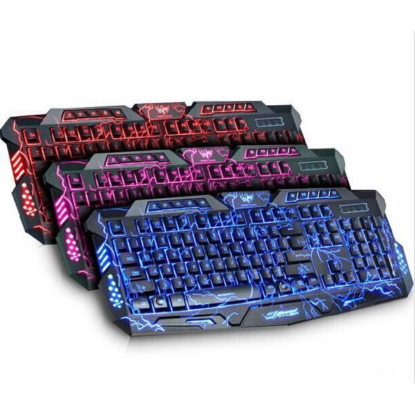Clavier LED Commutateur Clavier rétroéclairé USB filaire