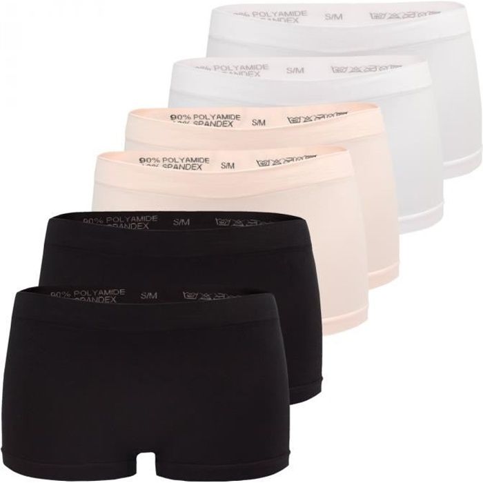 Cher Femme Coton Pas Achat Lot Shorty Vente Ya4Wg40R