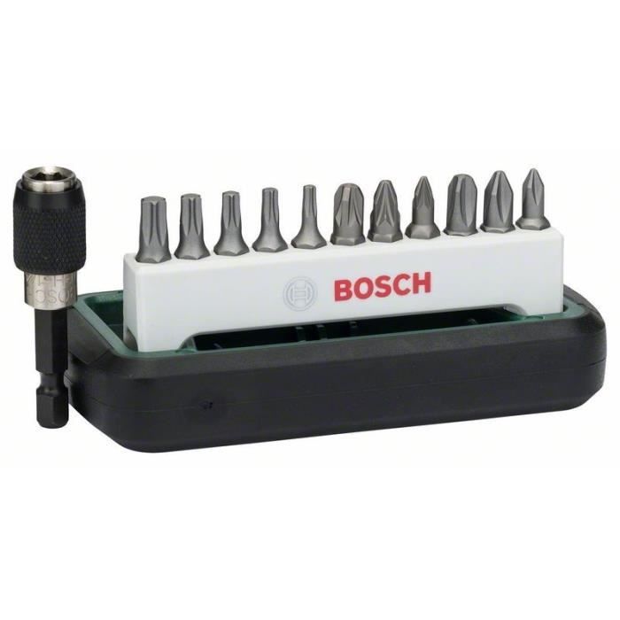 BOSCH Accessoires - set 11 embouts (ph/pz/t) + port. emb. -