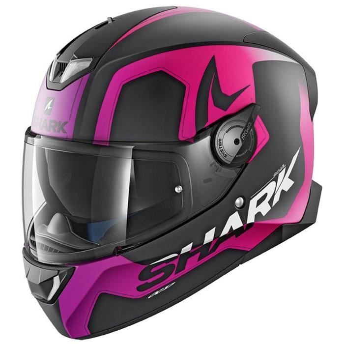 SHARK Casque intégrale Skwal 2 Trion + cagoule - Noir et violet