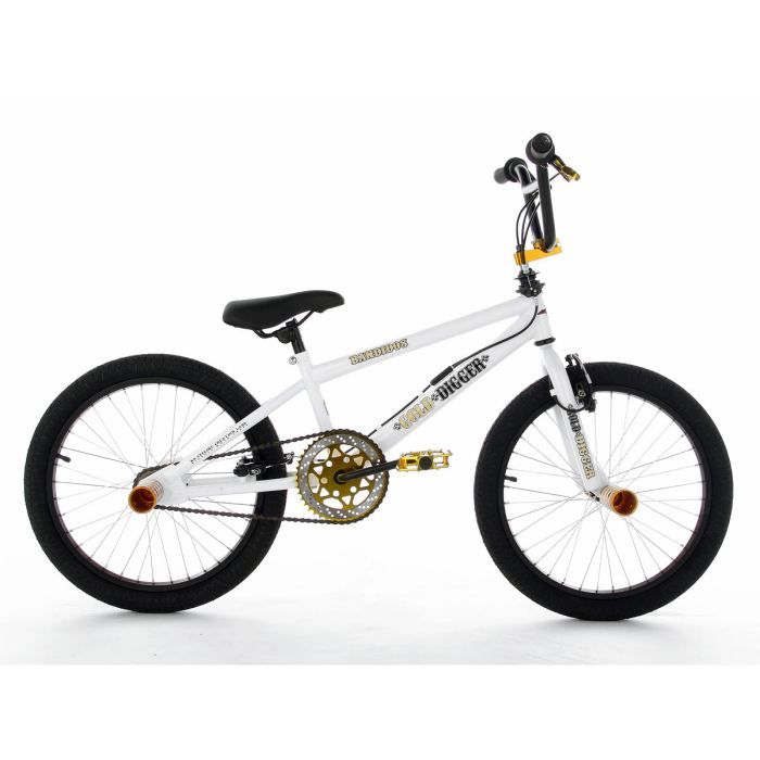 BMX Freestyle 20 golddigger blanc KS Cycling U   Achat / Vente VELO