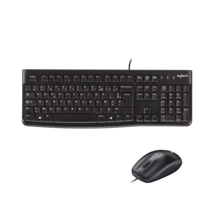 Ensemble clavier souris clavier MK120 Logitech