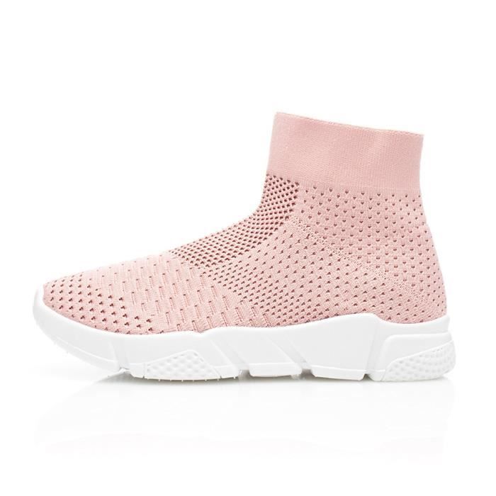 Sport Rose Mode Chaussette Femme Chaussures Baskets De vmnN08wO