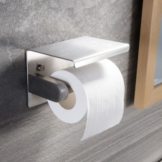 Ibergrif MK34052B, Porte Papier Toilette, Support Papier Toilette Mural