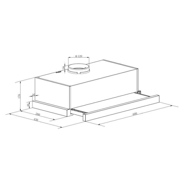 Klarstein Elitessa - Hotte aspirante encastrable4