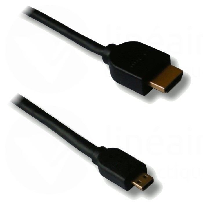 LINEAIRE XVHD53C Câble micro HDMI / HDMI 1.5m