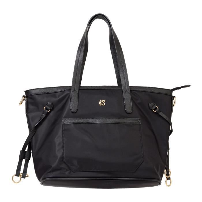 KINSTON - Sac Cabas SAFARI Noir
