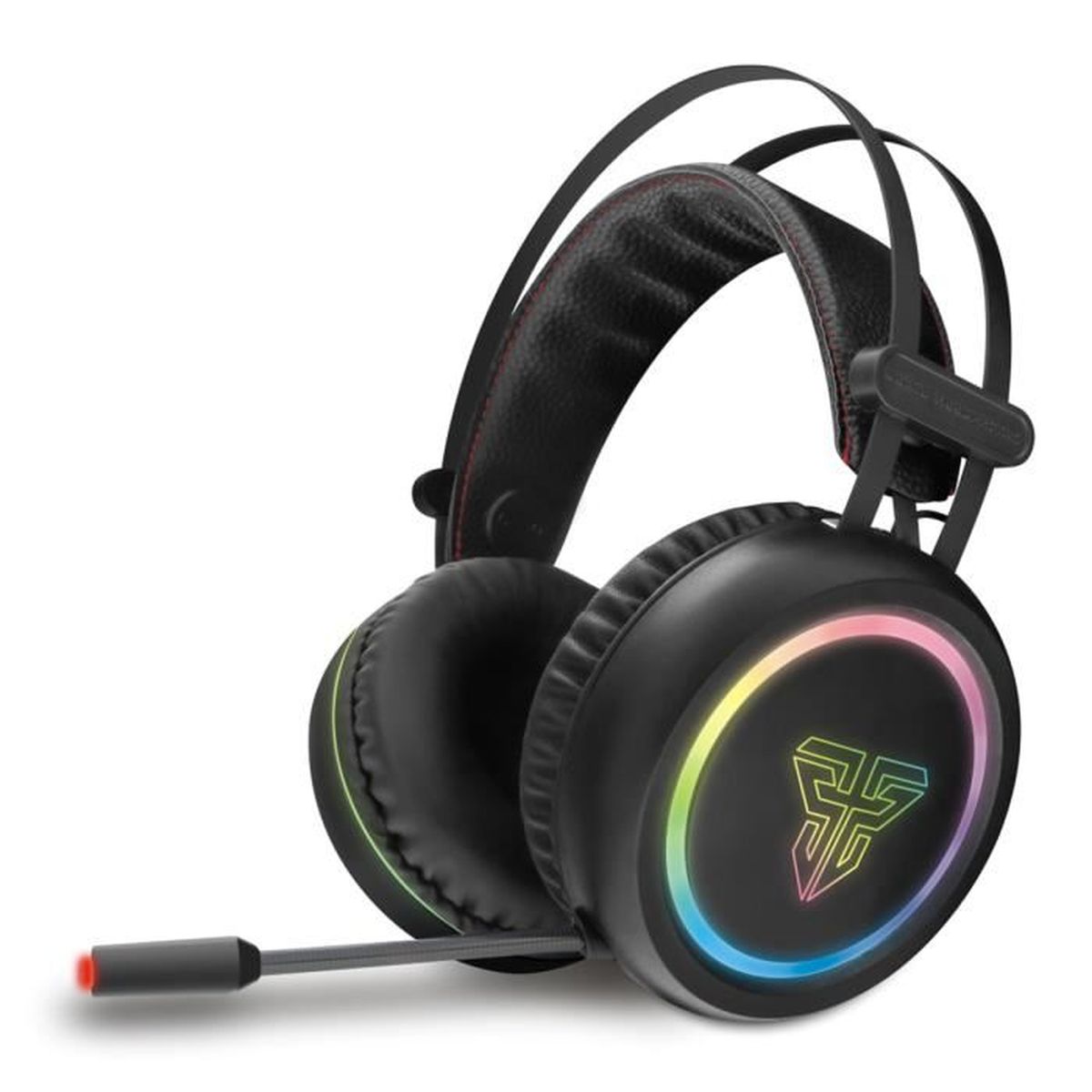 Gamer Lightecouteurs Volume Pc 7 Rgb Bruit Control 1 Casque Led Pour kX0w8OPn
