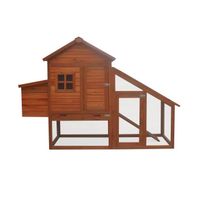 POULAILLER POILS & PLUMES Poulailler Coco en bois 4 poules - POULAILLER POILS & PLUMES Poulailler Coco en bois 4 poules -