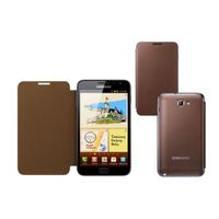 COQUE - BUMPER Etui Galaxy Note à rabat latéral marron d'origine COQUE - BUMPER Etui Galaxy Note à rabat latéral marron d'origine
