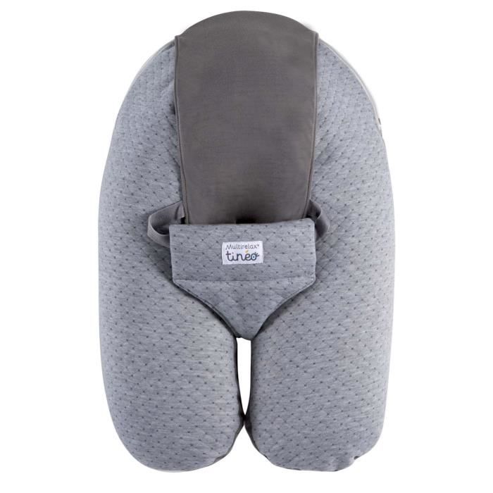 TINEO Coussin de Maternité Multirelax Évolutif Gris