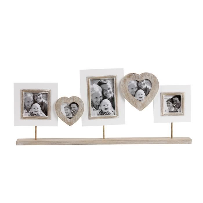 IMAGINE Cadre photo multivues Love 67x30 cm 5 vues