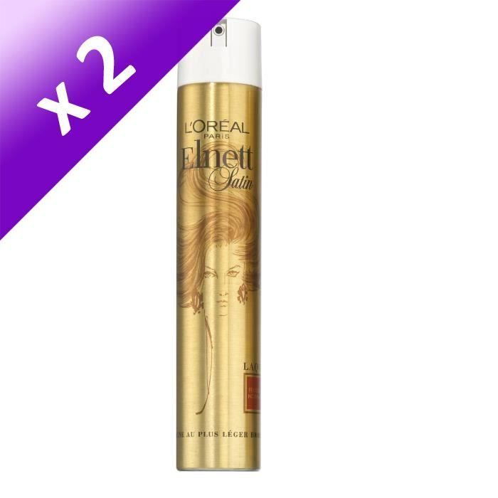 Produit shopeco.fr : L'OREAL PARIS Laque normal Elnett - Fixation normale - 400 ml (Lot de 2)