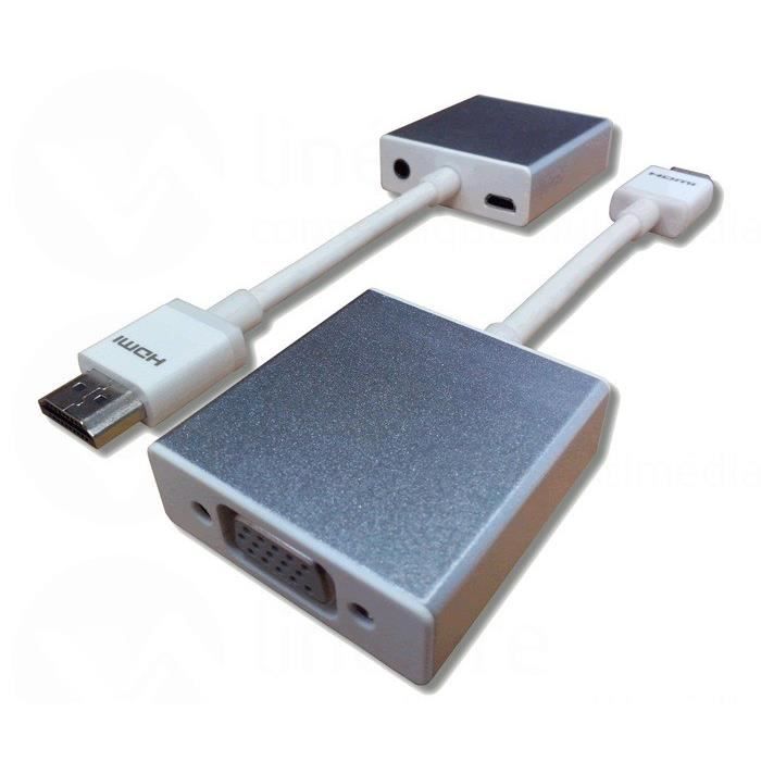 LINEAIRE ADHD540 Convertisseur HDMI vers VGA avec sortie audio 0m20